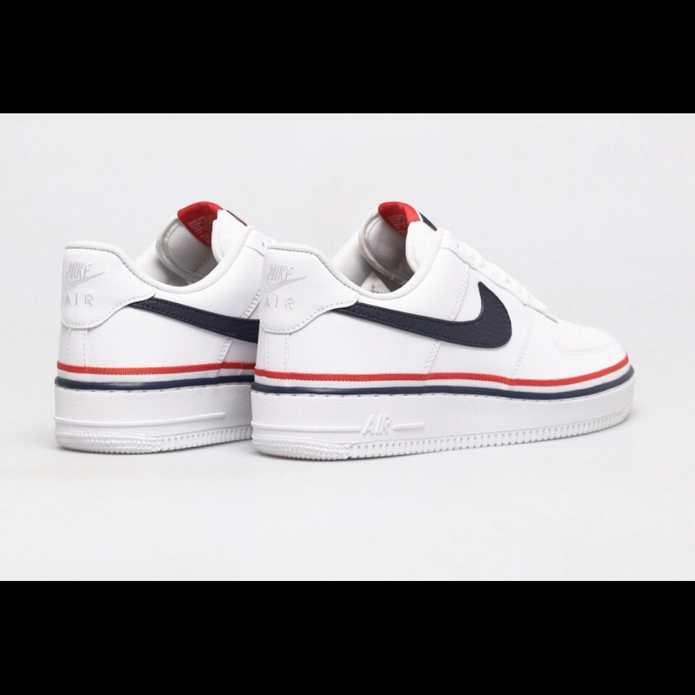 Nike Air Force 1 white/obsidian-habanero redblanco - Picture 2 of 4